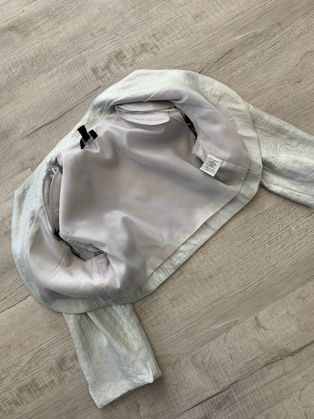 R&M Richards Light Gray Tiered Midi Dress with Cropped Jacket - Picture 6 of 16
